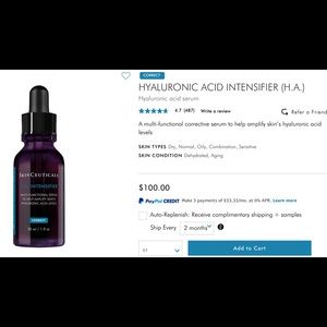 Skinceuticals H.A. Serum